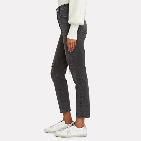 AGOLDE Nico High-Rise Skinny Jeans in Cassette Denim Wash 31182 - Picture 2 of 16